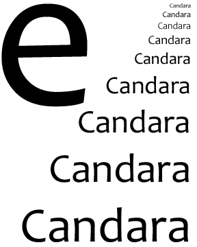 Candara Scale