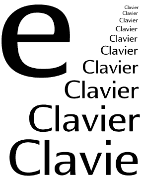 Clavier Scale